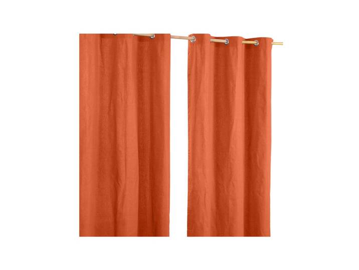 ÖSENVORHANG blickdicht 2er-Set, 137/182 cm