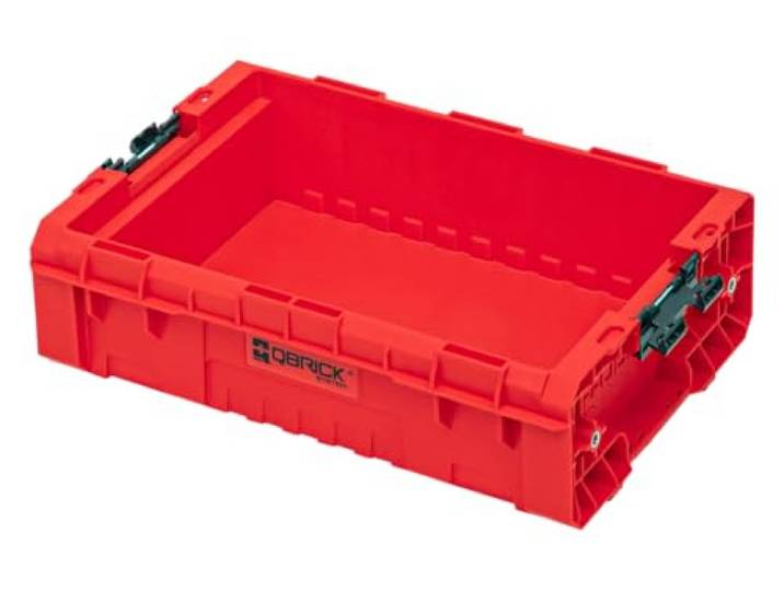 QBRICK SYSTEM Malette Outils Boîtes à Outils Valise PRO Box 130 2.0 RED Ultra HD Rouge 460 x 325 x 150 mm