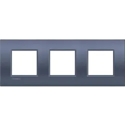 Legrand LNE4802M3BM Abdeckrahmen Light Air Europe: 3-fach, 3 x 2 Module, Farbe: Blue Moon
