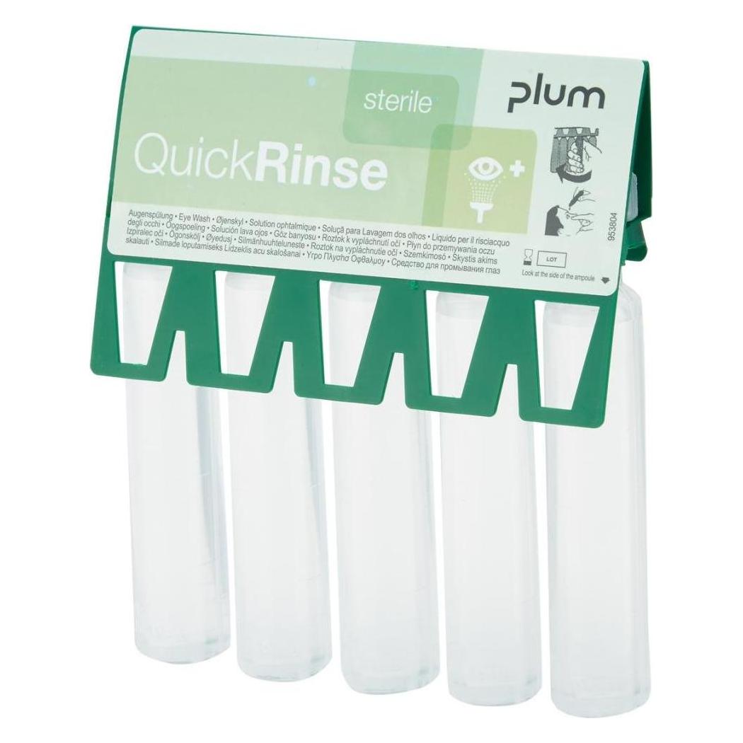 Plum Nachschub an Augenspülampullen QuickRinse, 5x20ml (Erste Hilfe Set Zubehör) (REF 44029)