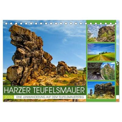 Harzer Teufelsmauer – Juniwanderung (Tischkalender 2026 DIN A5 quer), CALVENDO Monatskalender