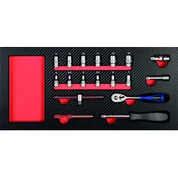 PROJAHN 1/4" Xi-on Werkzeug-Satz Einlage 18tlg