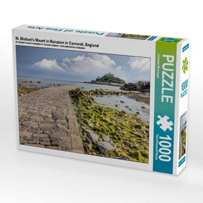 CALVENDO Puzzle St. Michael's Mount in Marazion in Cornwall, England | 1000 Teile Lege-Größe 64x48cm Foto-Puzzle für glückliche Stunden