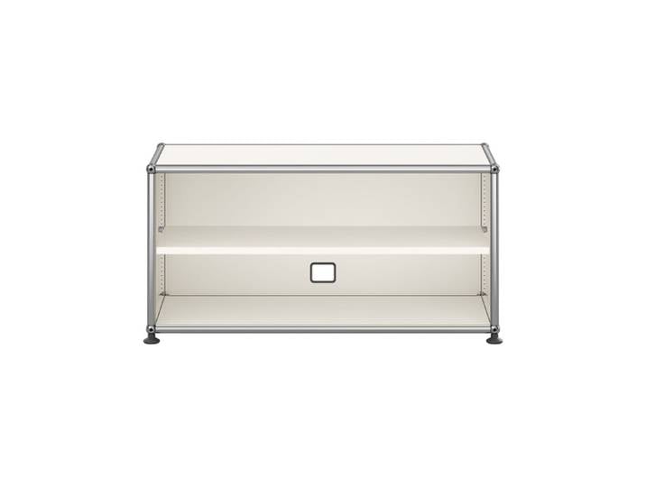 USM Haller Kommode 1-fach breit offen weiß reinweiß 78x39x53 cm