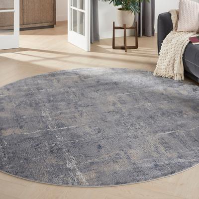 Nourison Rustic Textures Vintage Abstract Modern Area Rug