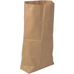 Transpak Abfallsack Masse 700x950mm Volumen 120l Kraftpapier Gewicht 70g/qm, Abfallsack, Braun