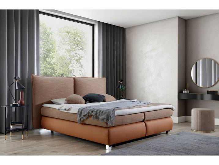 MF Design Boxspringbett Boxspringbett TOGO mit Bettkasten und Federautomatik, Vorhanden