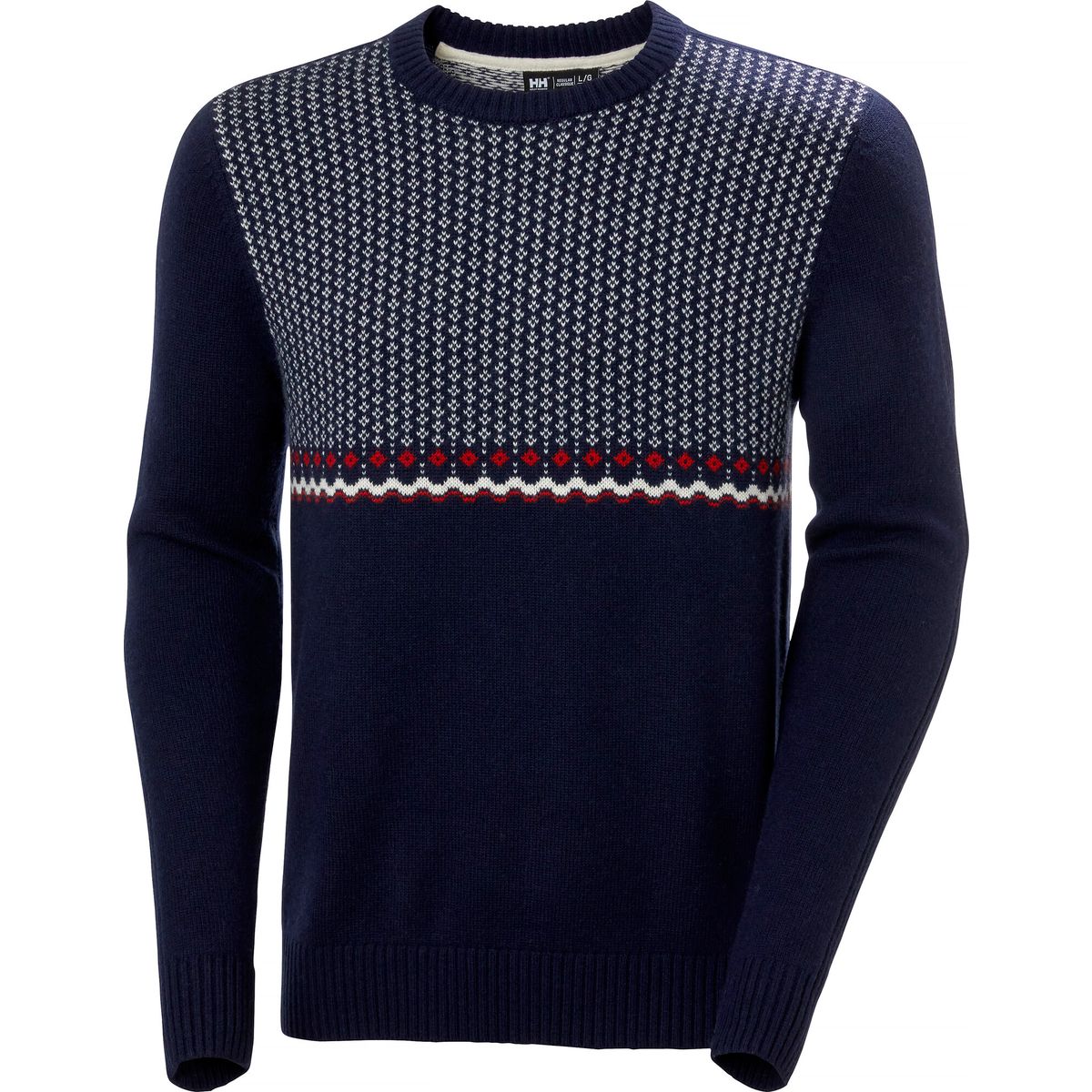 Helly Hansen Men's Afton Knit Sweater navy fairisle (598) L 54645_598-L