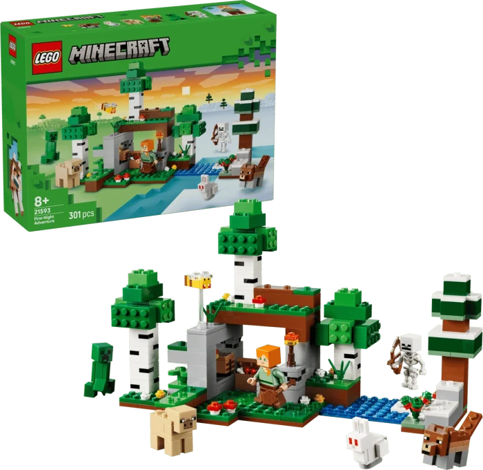 LEGO Minecraft 21593 Erstes Abenteuer in der Nacht