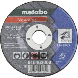 Metabo Schruppscheibe Novoflex A24, 616462000, 125 x 6 mm, gekröpft