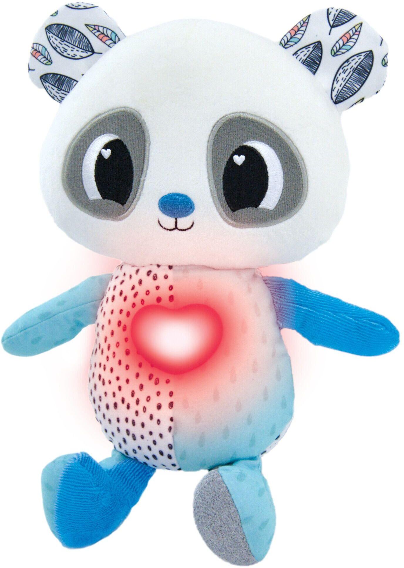 Lamaze Soothing Heart Panda Musical Soft Toy by TOMY for Babies - Soft Textured Toy with Gentle Sounds and Vibration - 0-3 Years