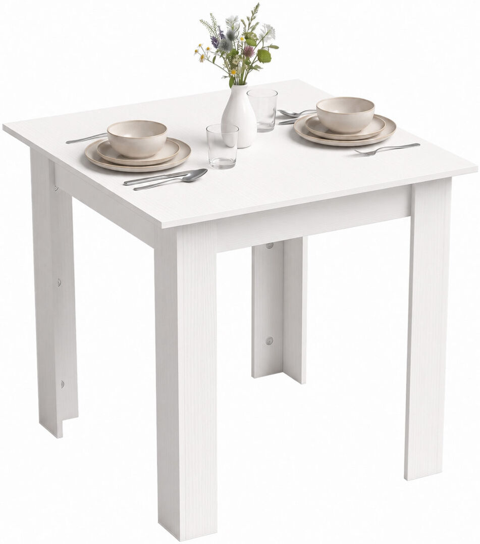Brayden Studio Dining Table White Wood