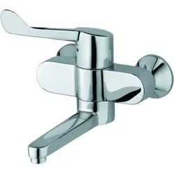 Kludi Medi-Care Waschtisch-Wand-Armatur 349200524 Klinikhebel, Ausladung 245 mm, chrom