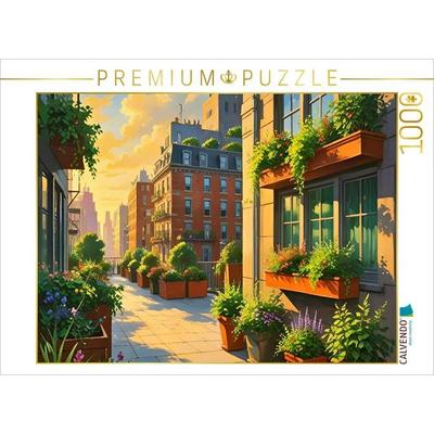 CALVENDO Puzzle Bunte gepflegte Häuserfassaden | 1000 Teile Lege-Größe 64x48cm Foto-Puzzle für glückliche Stunden, Sonstige von , Calvendo Puzzle