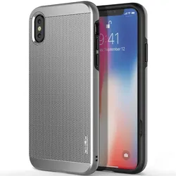 Obliq Slim Meta - Hülle für iPhone Xs / X (Satin Silver)