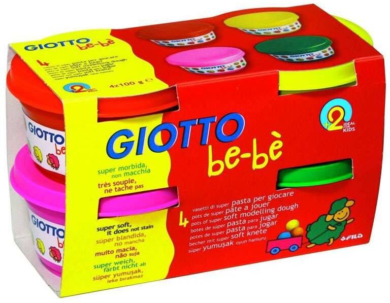 Giotto be-bè - Pâte à jouer 4 x 100 gr