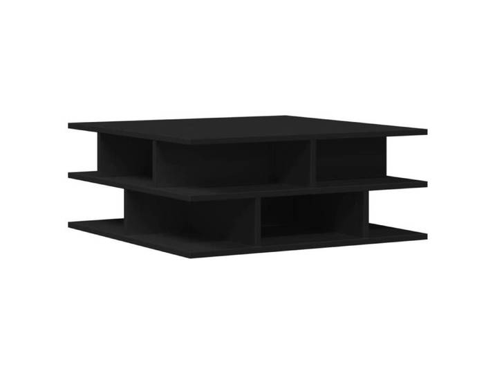 Table basse - CLOUD - Noir - 70x70x29 cm - bois d'ingénierie - Pour Salon - 840745