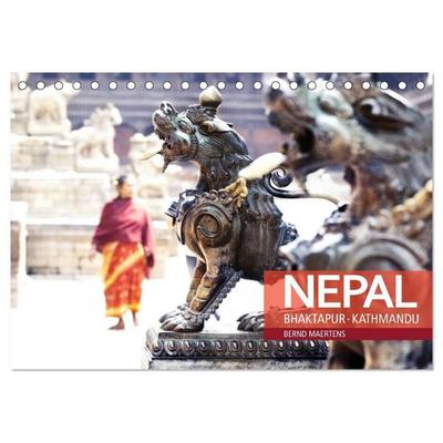 NEPAL Bhaktapur Kathmandu (Tischkalender 2027 DIN A5 quer), CALVENDO Monatskalender