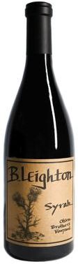 """B. Leighton""" """B. Leighton Olsen Brothers Vineyard Syrah 2020 Red Wine - Washington"""