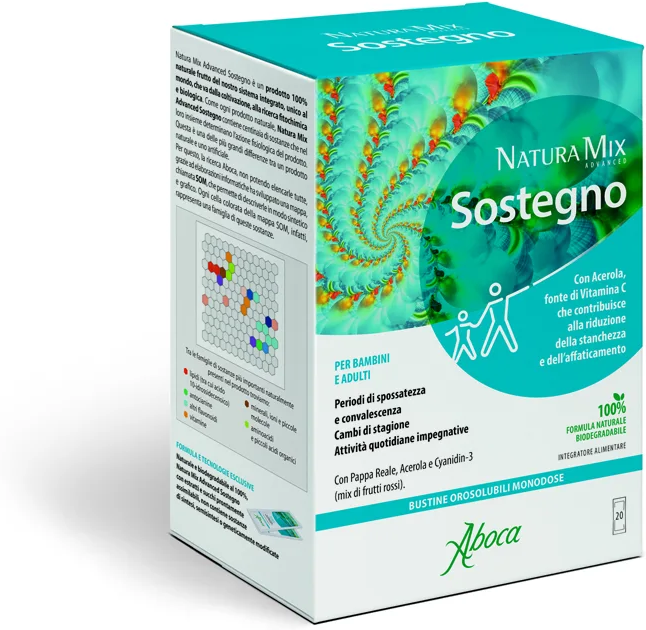 ABOCA SpA SOCIETA' AGRICOLA Aboca Natura Mix Advanced Sostegno, 20 Bustine