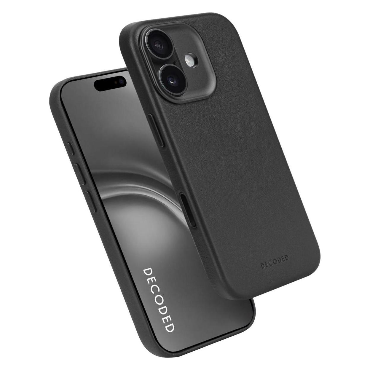 Decoded Leather Backcover (Apple iPhone 17) (D26IPO17BC1BK)