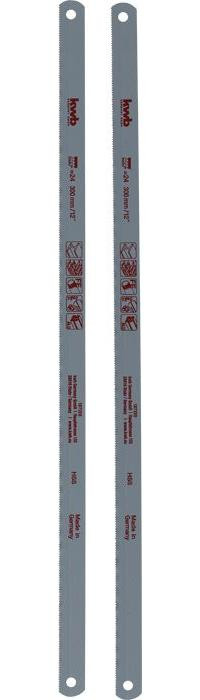 Zaga HSS zaagbladen 300mm, 2 stuks