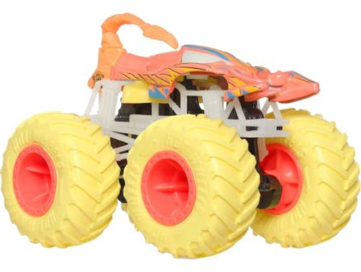 MATTEL Hot Wheels Monster Trucks jeep świecący w nocy JFX08