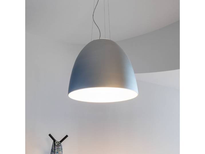Nur App LED-Hängeleuchte metallgrau - Artemide - Wohnzimmer - Design - Einflammig