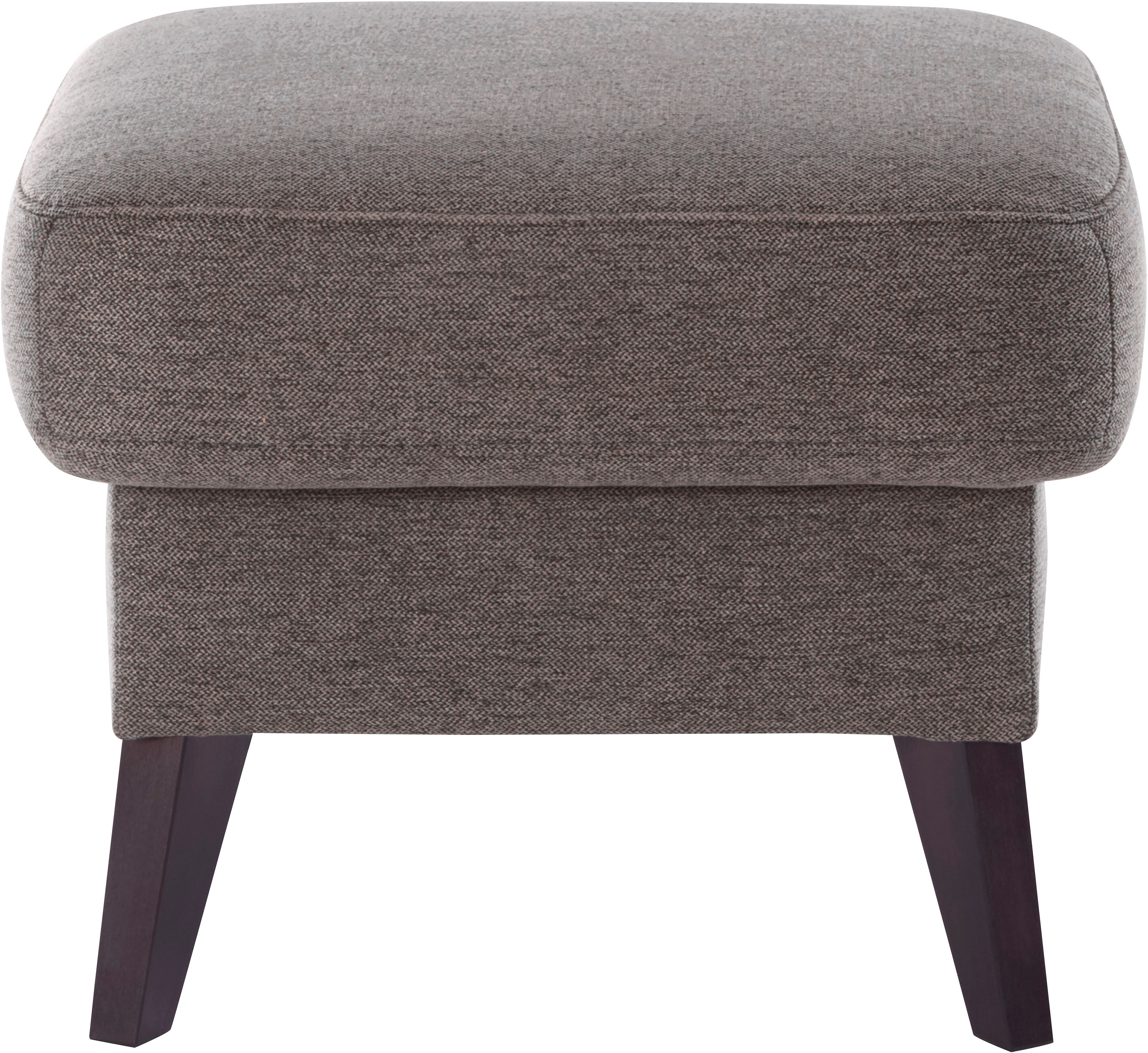Hocker EXXPO - SOFA FASHION "Samso", grau (grau melange), B:57cm H:47cm T:57cm, Hocker, Hocker