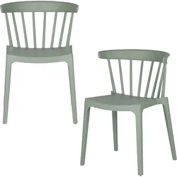 Tchibo - Woood 2 Gartenstühle - 52x53x75cm - grün -