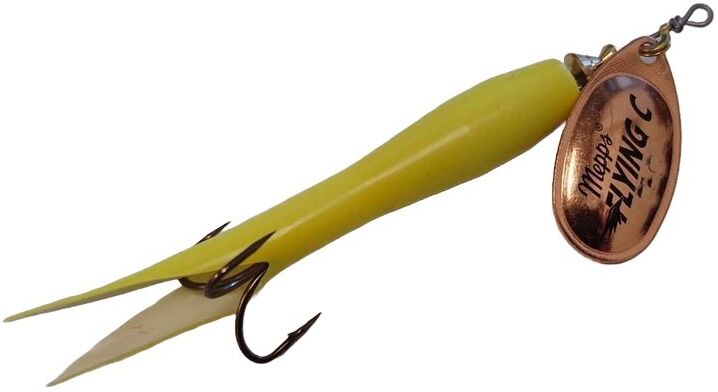 Mepps Aglia Fly C-Gul/kobber-15 Gr.