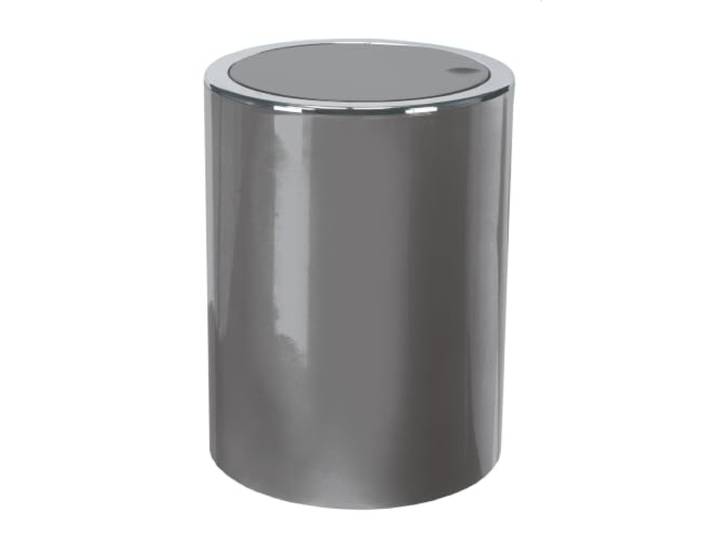 Kleine Wolke Kosmetikeimer CLAP MINI Platinfarben 1,5 Liter Schwingdeckeleimer