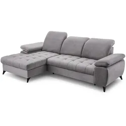 ECKSCHLAFSOFA Bello hellgrau links