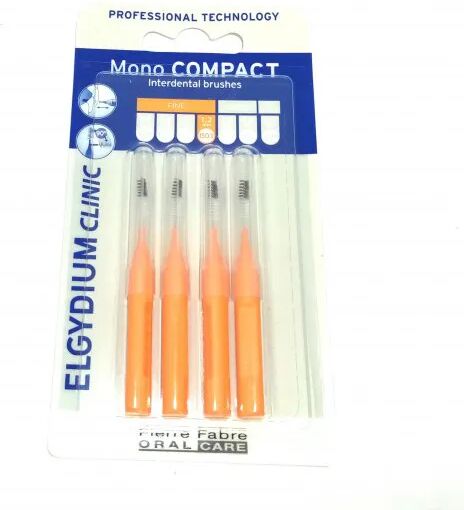 Elgydium Clinic Mono Compact Brush Naranja x4