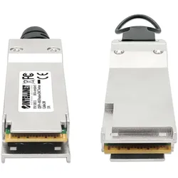 Intellinet QSFP+ 40G Passives DAC Twinax-Kabel 2,0m MSA-konf (CAT6, 2 m), Netzwerkkabel