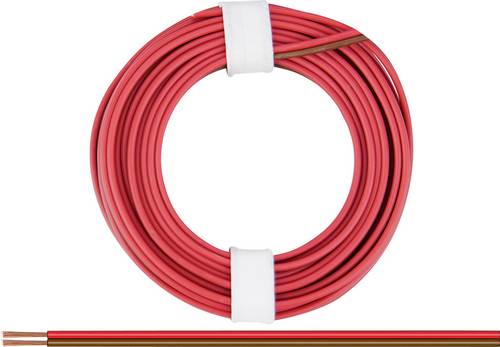 Donau Elektronik 218-08 Litze 2 x 0.14mm² Rot-Braun 5m