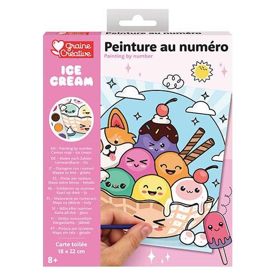 Creative Malen nach Zahlen für Kinder 8+ Eiscrème (GC-750267)