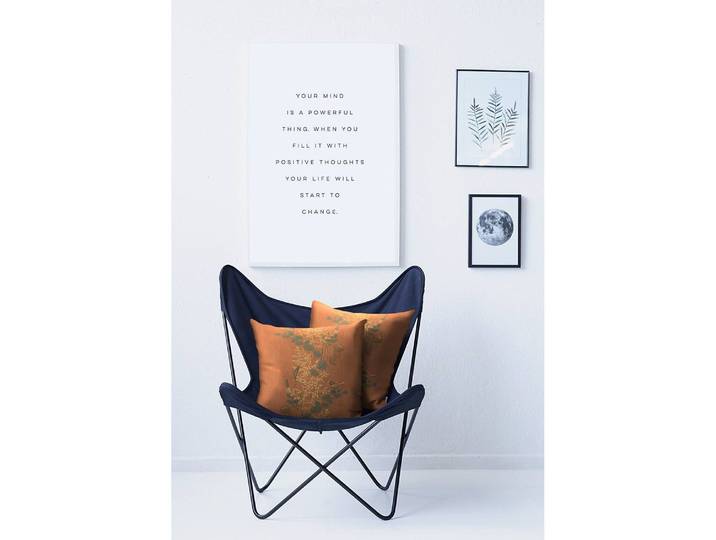 Coussin 5250 Orange/Orange 48 x 48cm Tissu