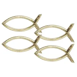 Wachsmotive "Fisch gold"