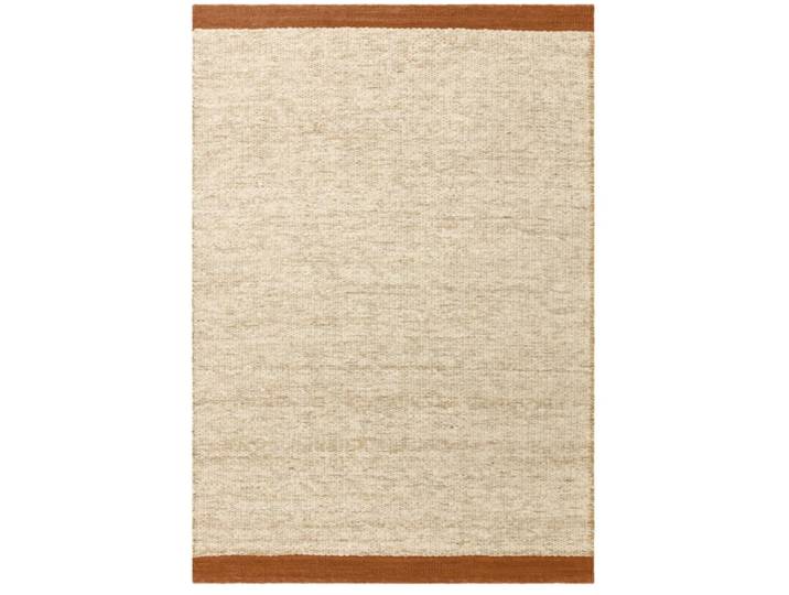 Tapis de salon moderne pure laine orange 160x230 cm