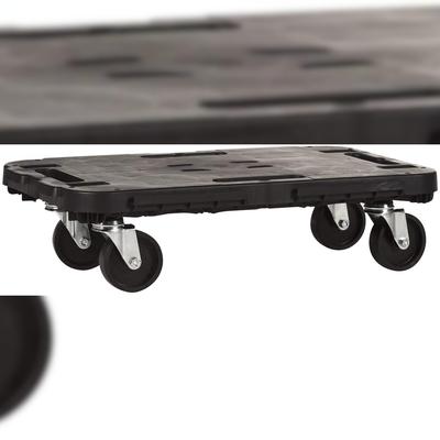 Art Plast ArtPlast - Rollplattform 48x29x12,5 cm in Farbe Schwarz - DOLLY-Kollektion