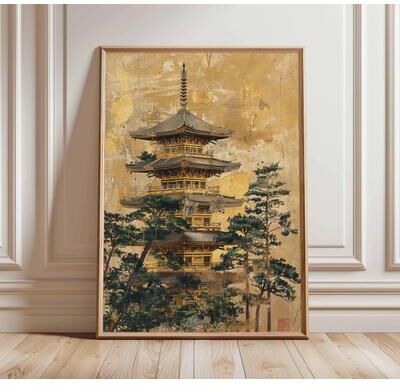 Uplifted Finds Crimson Solar Crane   Vintage Ukiyo e Archival Print   Executive Studio & Traditional Zen Sanctuary Decor hw20225 16 40 X 60 Cm Unframed