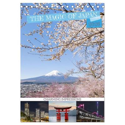THE MAGIC OF JAPAN Charming impressions (Desk Calendar 2026 DIN A5 portrait), CALVENDO 12 Month DeskCalendar