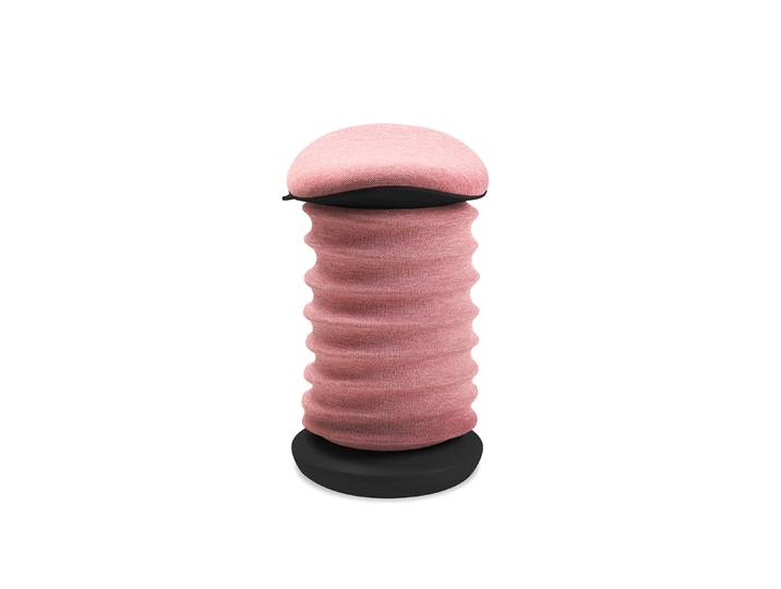 Bürohocker Topstar Sitness 4D Rosa/Schwarz, Standfuss, Dynamisches Sitzen - optimal für gesundes Sitzen