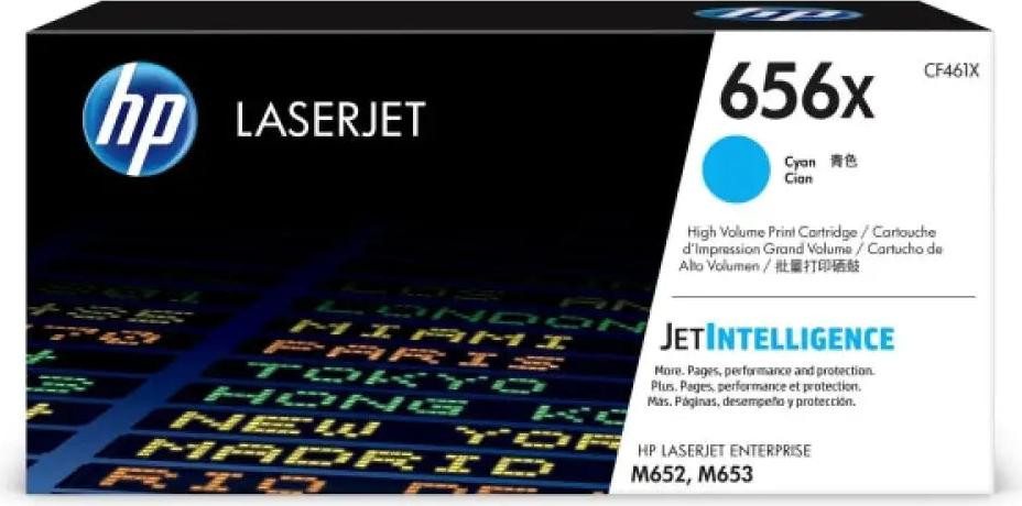 HP 656X Cyn Contract LJ Originele Tonercartridge - Cyaan