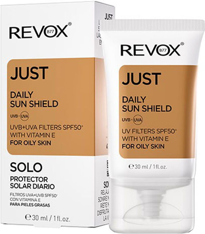 Revox Just crème solaire quotidienne pour peaux grasses 30 ml