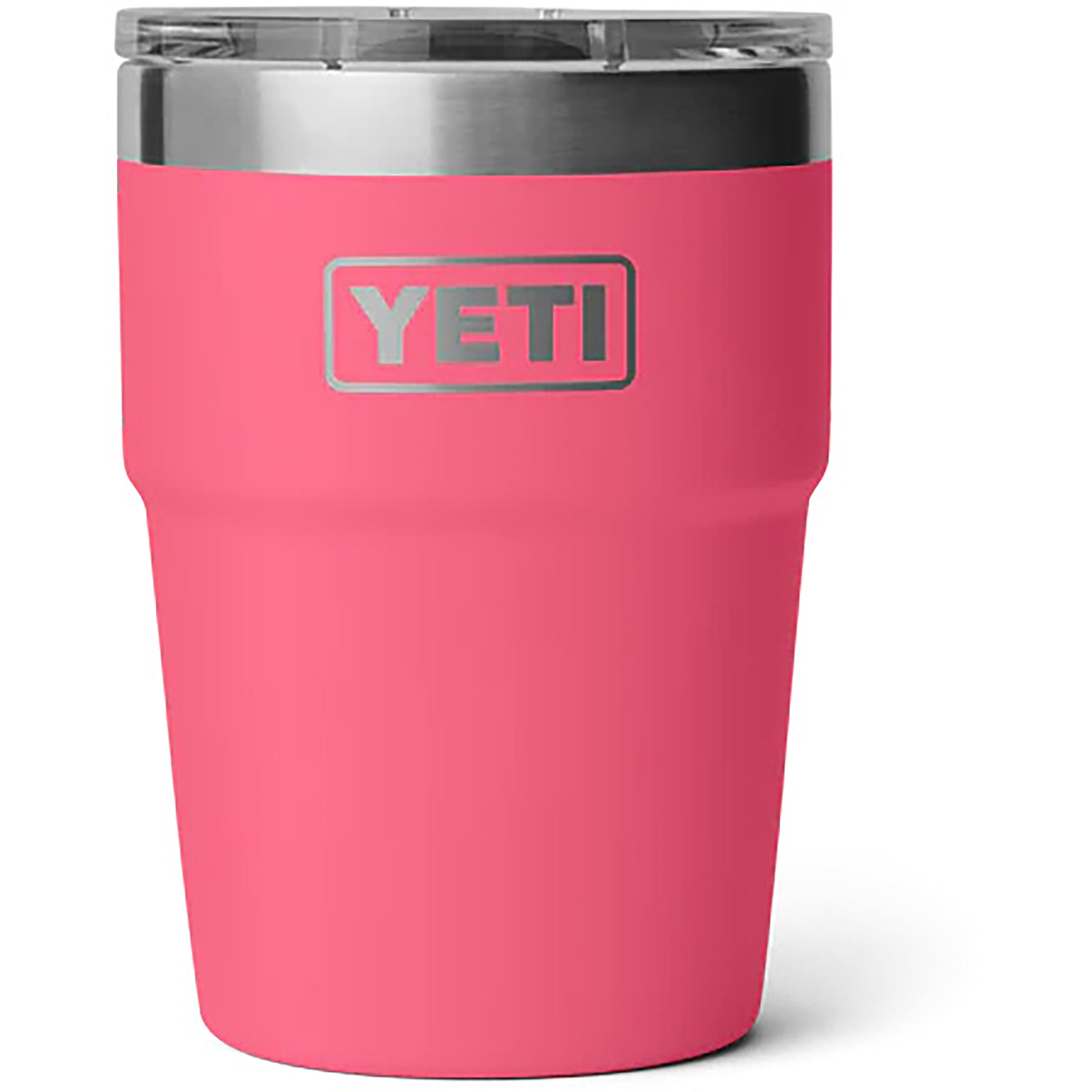 Yeti Rambler 16oz Stackable Isolierbecher Isolierflaschen pink Größe 473ml Camping | Reise | Lifestyle