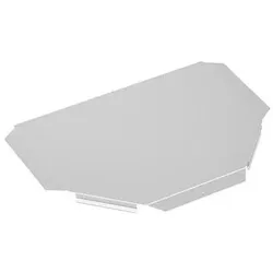 Csdk SL, Zubehör Stromerzeuger, Låg til T-stykke for Csslr Plus kabelbakker, bredde 500 mm Pregalvaniseret, med "Klik" funktion (Solaranlage Montagematerial)