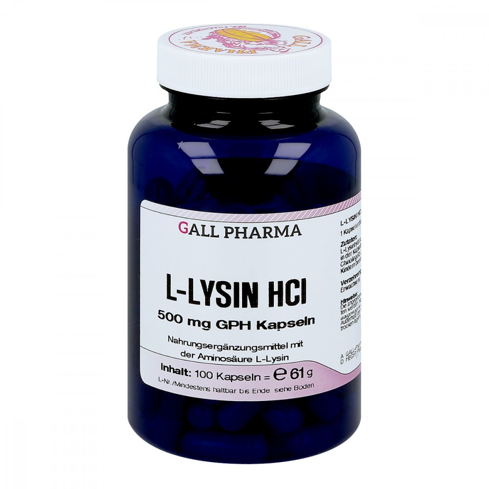 Hecht-Pharma GmbH L-lysin 500 mg Kapseln 01290595