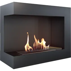 Bioethanol Ethanol Kamin Biokamin DELTA 600 Schwarz Standkamin Ethanol